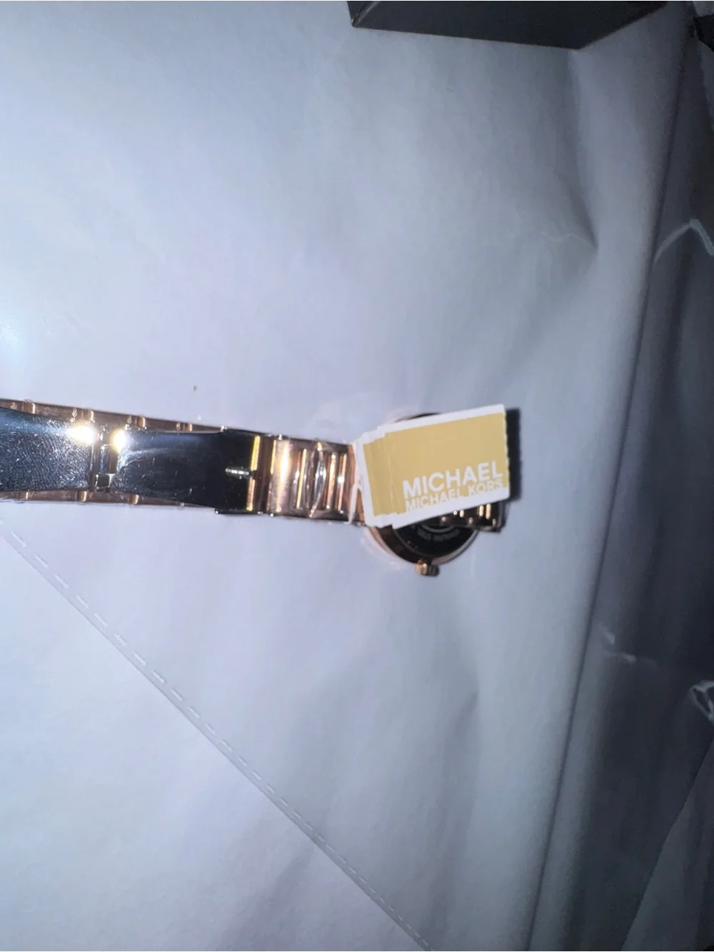Michael Kors Addyson Rose Gold Logo Watch MK4713✨